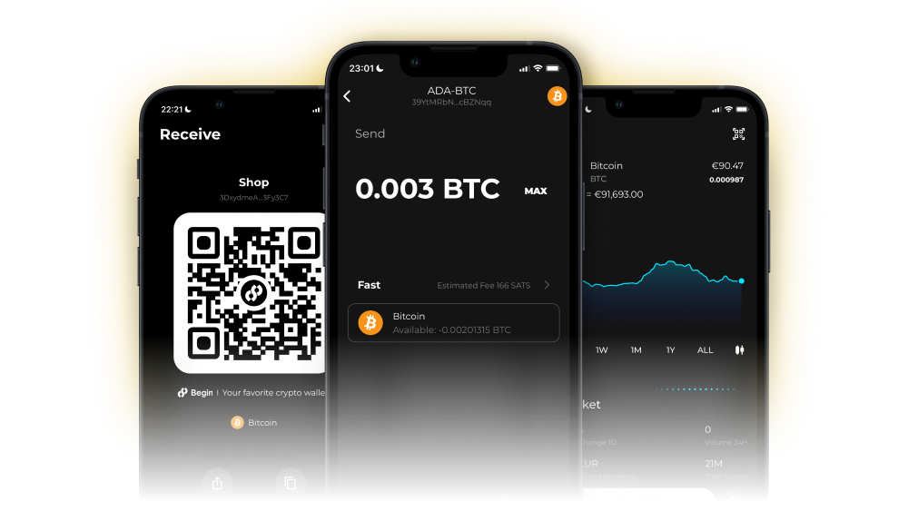 Begin Wallet Screens