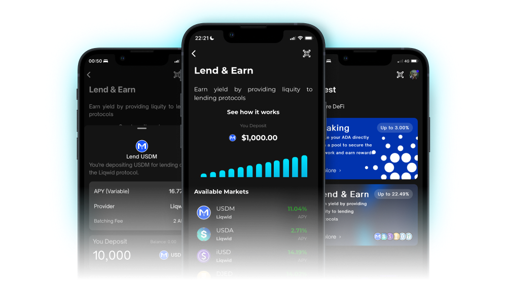 Begin Wallet Screens