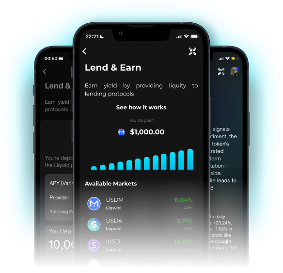 Begin Wallet Screens