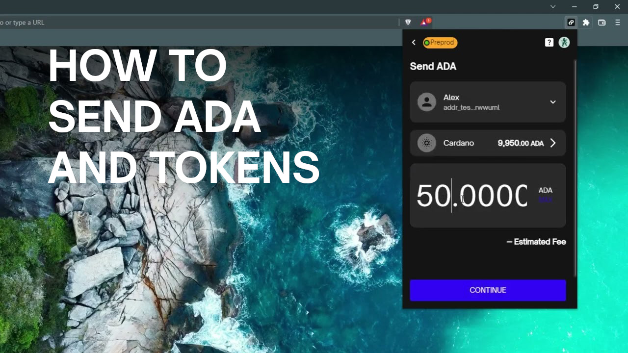 Cover Image for How To Send ADA and Tokens